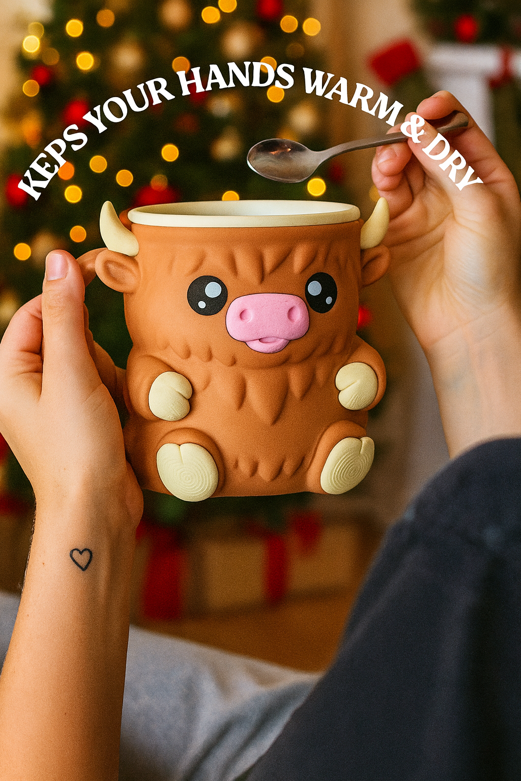 Creamy Cow Ice cream Mug Holder